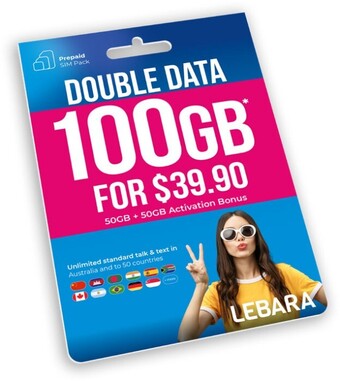 Coles Lebara $39.90 Starter Pack offer