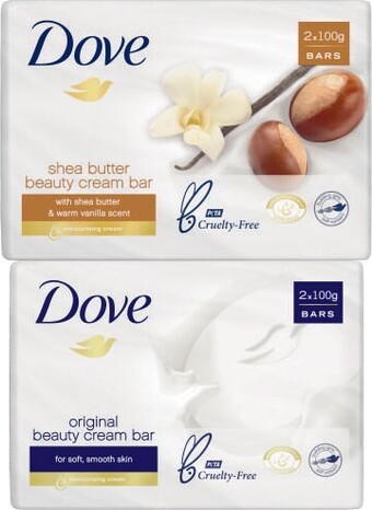 Coles Dove Beauty Bar Soap 2 Pack offer