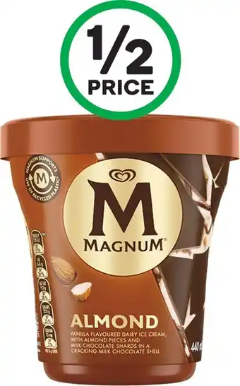 Woolworths Streets Magnum Tubs 440ml – From the Freezer offer