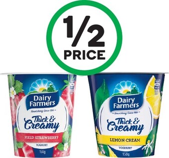 Woolworths Dairy Farmers Thick & Creamy Yoghurt 150g – From the Fridge offer