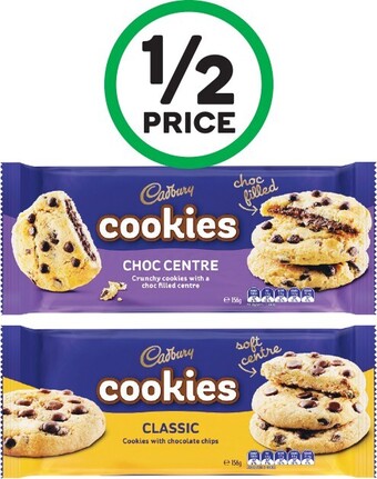 Woolworths Cadbury Cookies 156g offer