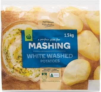 Woolworths Australian Mashing Potatoes 1.5 kg Pack offer