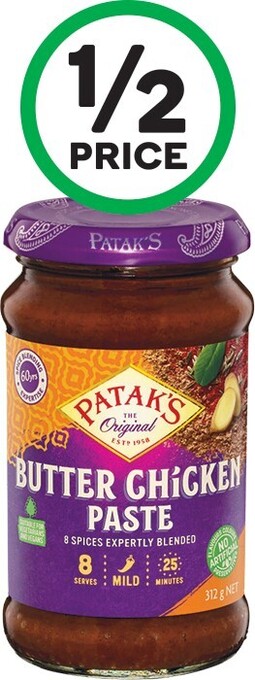 Woolworths Patak’s Curry Paste 283-312g offer