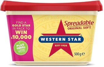 Woolworths Western Star Spreadable 500g offer