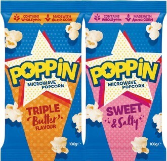 Woolworths Poppin Microwave Popcorn 85-100g offer