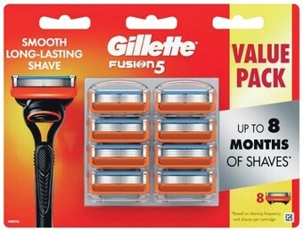 Woolworths Gillette Fusion Manual Razor Blades Pk 8 offer