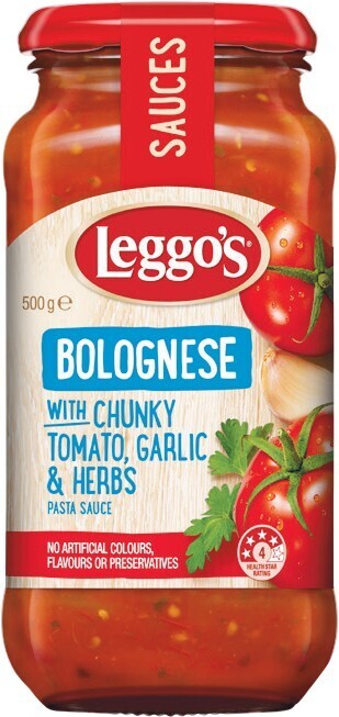 Woolworths Leggo’s Pasta Sauce 490-500g offer