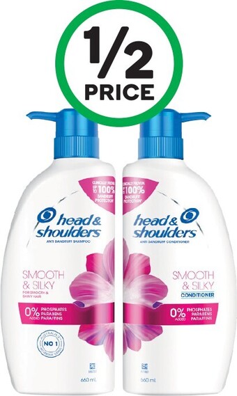 Woolworths Head & Shoulders Shampoo or Conditioner 660ml offer