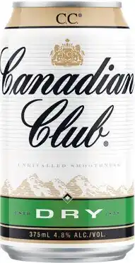 Woolworths Canadian Club Bad Sweater Cube Cans 24x375ml offer