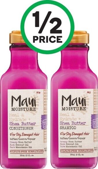 Woolworths Maui Shampoo or Conditioner 385ml offer