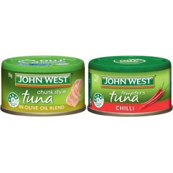 Coles John West Tuna Tempters 95g offer