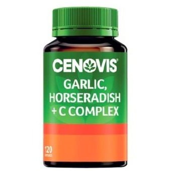 Coles Cenovis Garlic Horseradish + C Complex 120 Pack offer