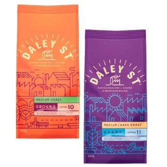 Coles Daley St Coffee Beans or Ground 200g offer