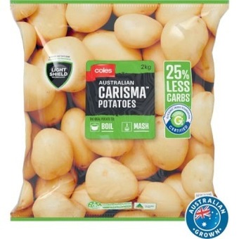 Coles Coles Australian Carisma Washed Potatoes 2kg Bag offer