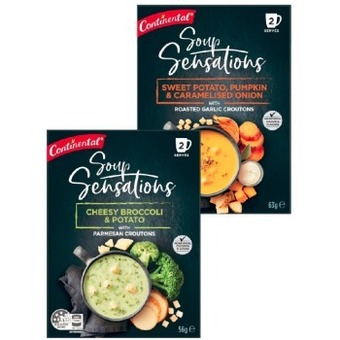 Coles Continental Sensations Soup 2 Serve 48g-70g offer