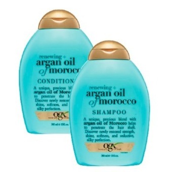 Coles Ogx Renewing + Argan Oil Shampoo or Conditioner 385mL offer