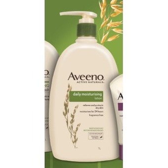 Coles Aveeno Daily Moisturising Body Lotion 1 Litre offer