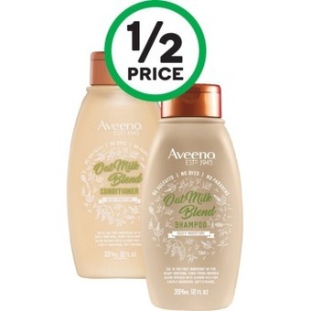 Woolworths Aveeno Shampoo or Conditioner 354ml offer