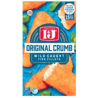 Coles I&J Original Crumbed Fish Fillets 1kg offer