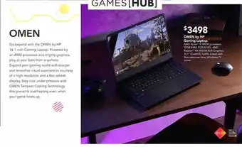 Harvey Norman Ome By Hp Gaming Laptop offer
