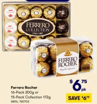 BIG W Ferrero Rocher 8896,780703 offer