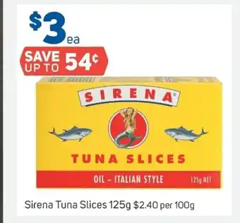 Sirena Tuna Slices 125g