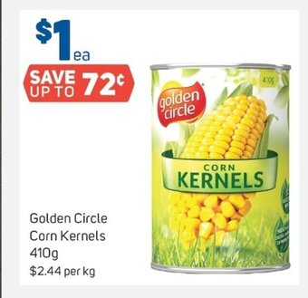 Foodland Golden Circle Corn Kernels 410g offer