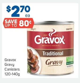 Foodland Gravox Gravy Canisters 120-140g offer