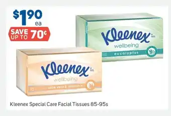 Foodland Kleenex Special Care Facial Tissues 85-98s offer