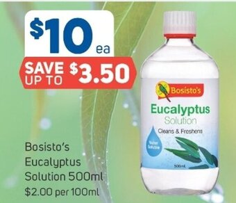 Foodland Bosisto's Eucalyptus Solution 500ml offer