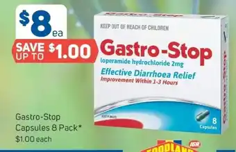 Foodland Gastro-Stop Capsules 8 Pack offer
