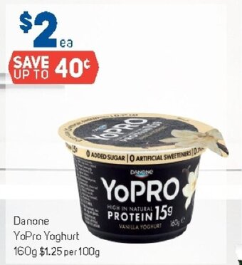 Foodland Danone YoPro Yoghurt 160g offer