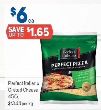 Foodland Perfect Italiano Grated Cheese 450g offer