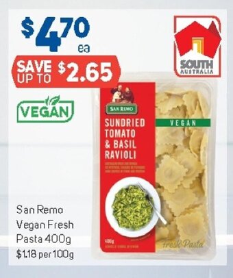Foodland San Remo Vegan Fresh Pasta 400g offer