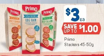 Foodland Primo Stackers 45-50g offer