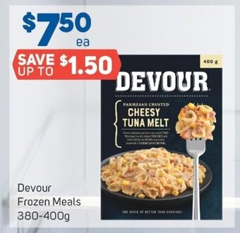 Foodland Devour Frozen Meals 380-400g offer
