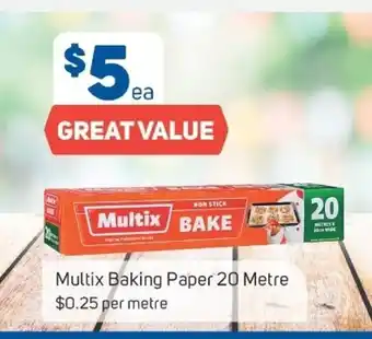 Foodland Multix Baking Powder Paper 20 Metre offer