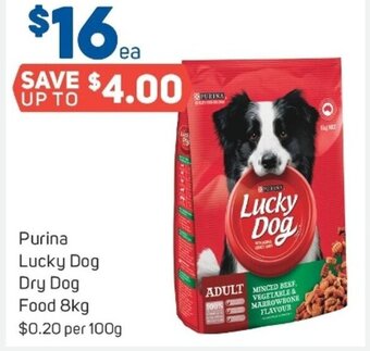 Foodland Purina Lucky Dog Dry Dog Food 8kg offer