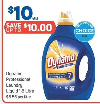 Foodland Dynamo Professional Laundry Liquid 1.8 Litre offer