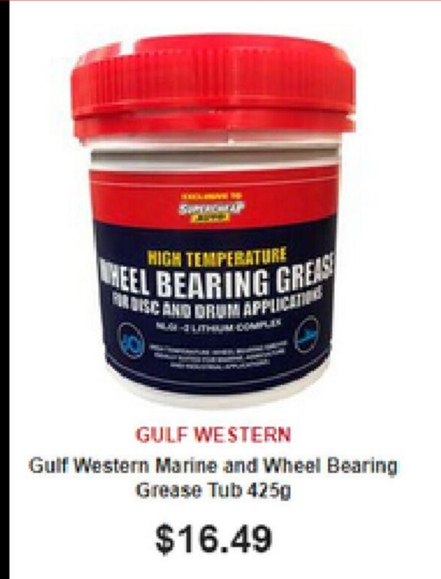 Gulf Western Gulf Western Marine and Wheel Bearing Greese Tub 425g