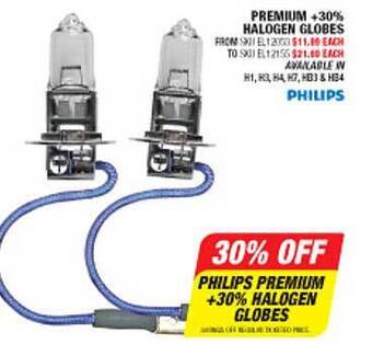 Autobarn Premium +30% Halogen Globes offer