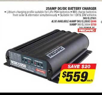 25amp Dc-dc Battery Charger
