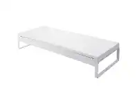 Officeworks Lihit Lab Liht Lab Monitor Stand with Drawer 590mm White offer