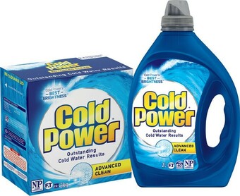IGA Cold Power Laundry Liquid 1.8-2 Litre or Powder 1.8-2kg Selected Varieties offer