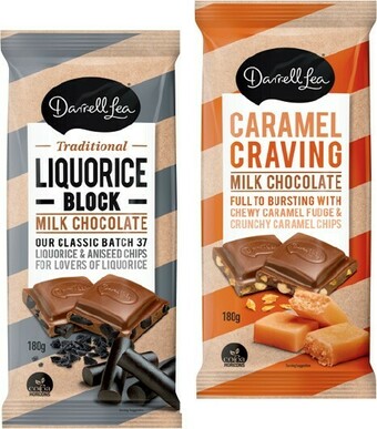 IGA Darrell Lea Chocolate Block 160-180g Selected Varieties offer