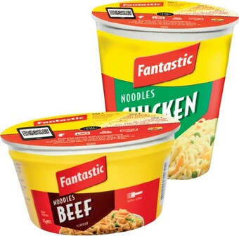 IGA Fantastic Cup 70g or Bowl Noodles 85g Selected Varieties offer