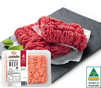IGA Australian Premium Beef Mince offer