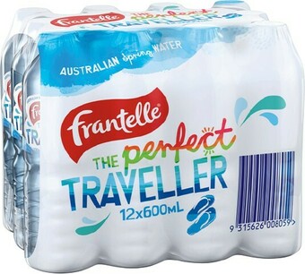 IGA Frantelle Spring Water 12x600mL offer
