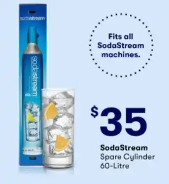 BIG W Soda Stream Spare Cylinder 60-Litre offer