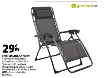 Fauteuil Relax Miami